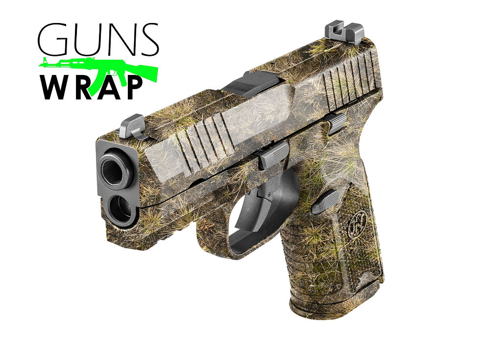 Miniatúra: PISTOL GUN WRAP SKIN GRASS-19