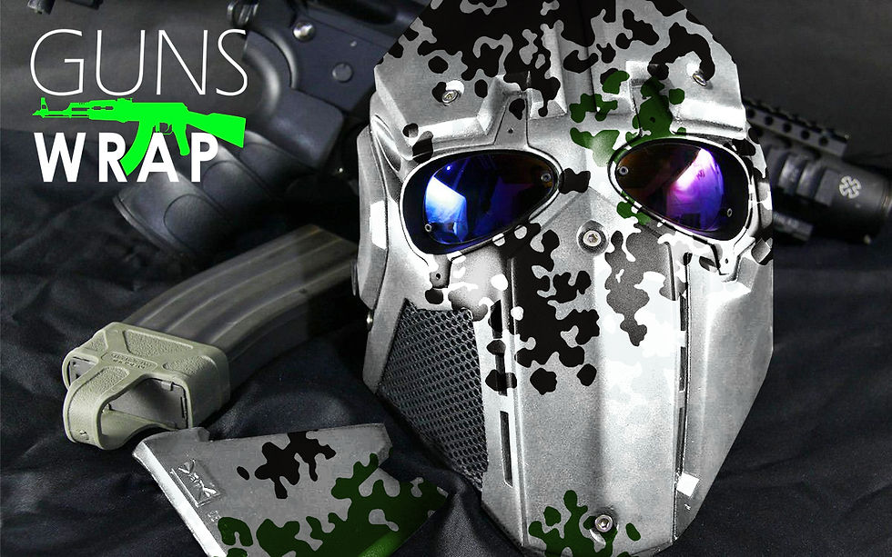 Pikkukuva: Camo Roll Skin Gear Gun & Accessories Wrap Flecktarn F4