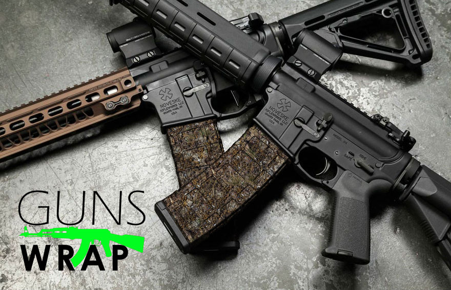 Küçük resim: WRAP AR-15/M4 MAG SKIN GRASS-7