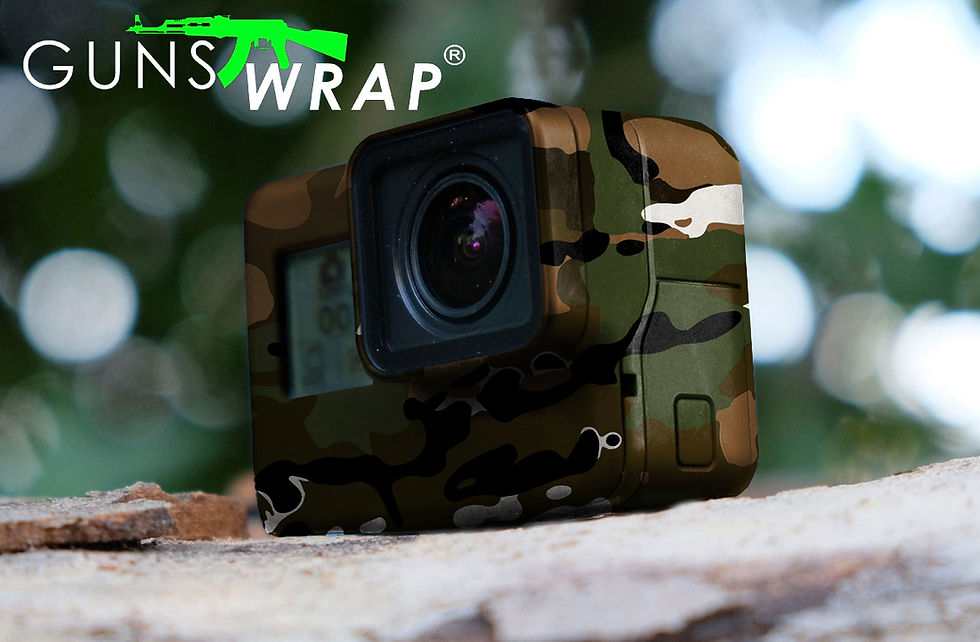 Miniatura: Camo Roll Skin Gear Gun & Accessories Wrap MILITARYCAMO Woods