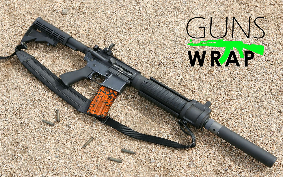 الصورة المصغرة: WRAP AR-15/M4 MAG SKIN MILITARYCAMO BLAZE