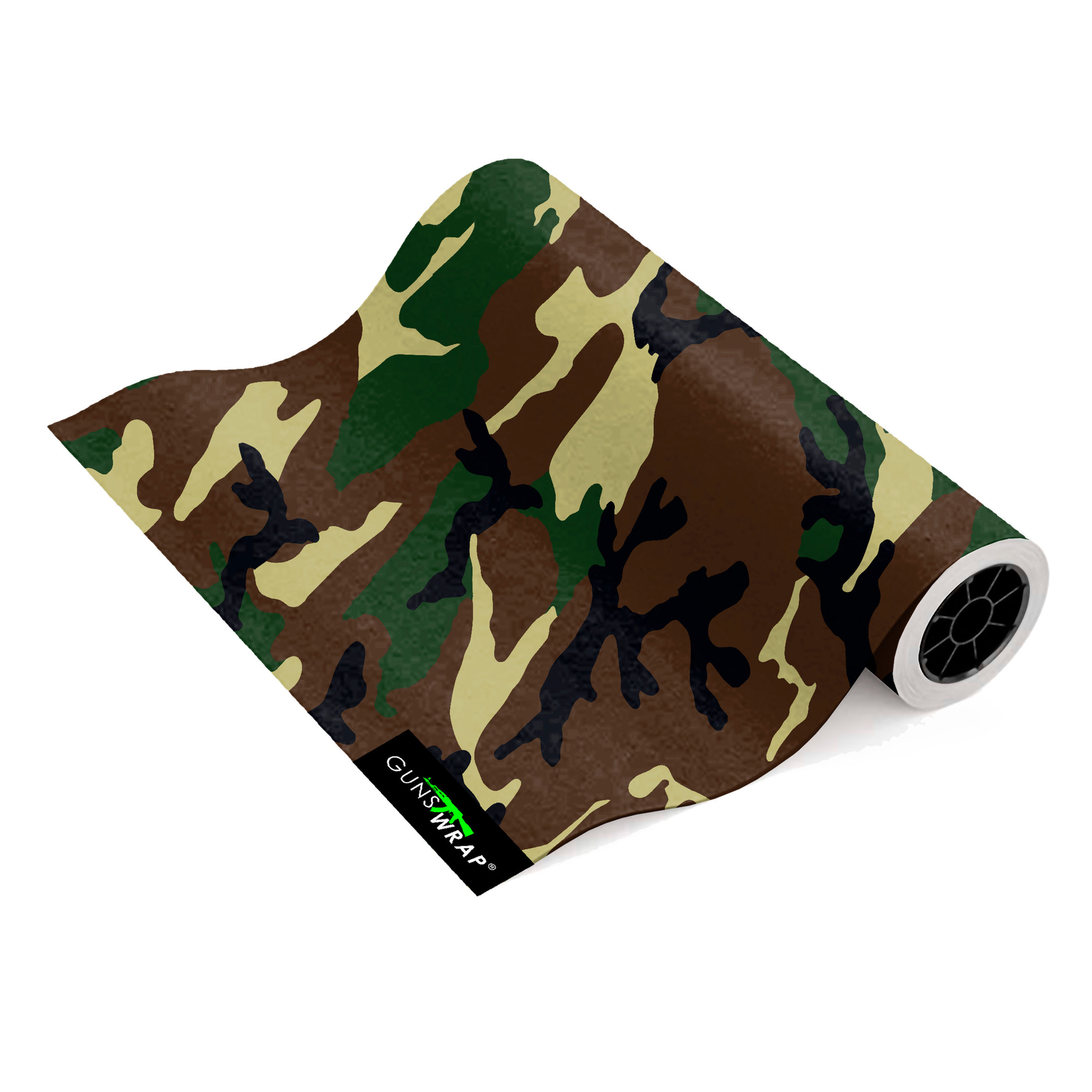 WOODLAND-3 Camo Roll Skin Gear Gun Accessories Wrap
