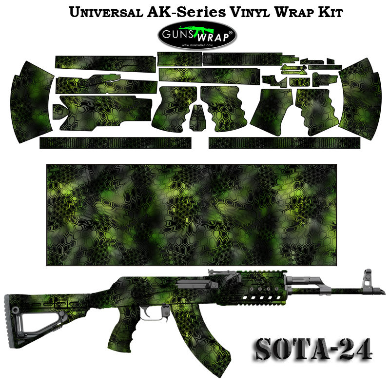 Miniatúra: AK-47 (AK- SERIES) RIFLE  WRAP SKIN SOTA-24