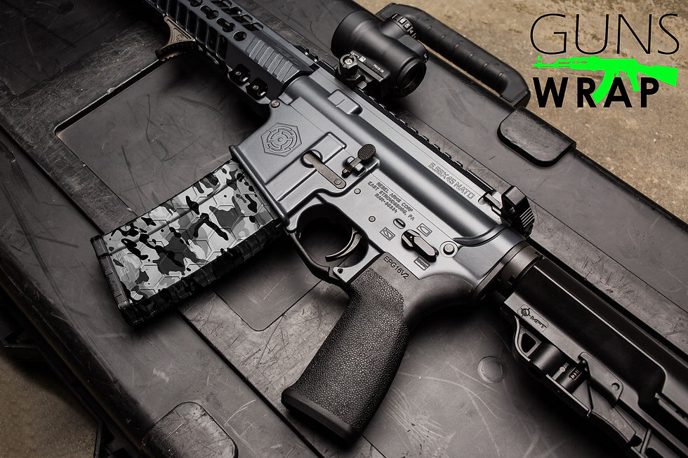 תמונה ממוזערת: WRAP AR-15/M4 MAG SKIN MILITARYCAMO CITY