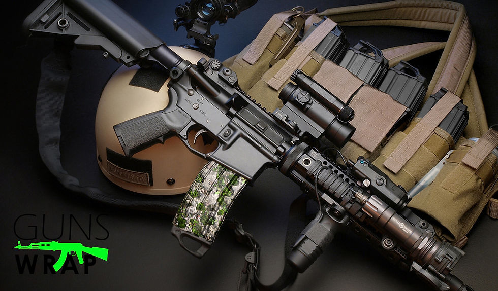 Thumbnail: WRAP AR-15/M4 MAG SKIN GRASS-3
