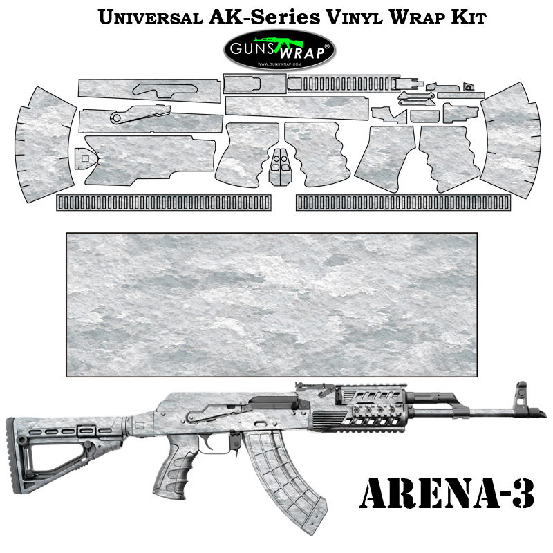 Thumbnail: AK-47 (AK- SERIES) RIFLE  WRAP SKIN ARENA-3