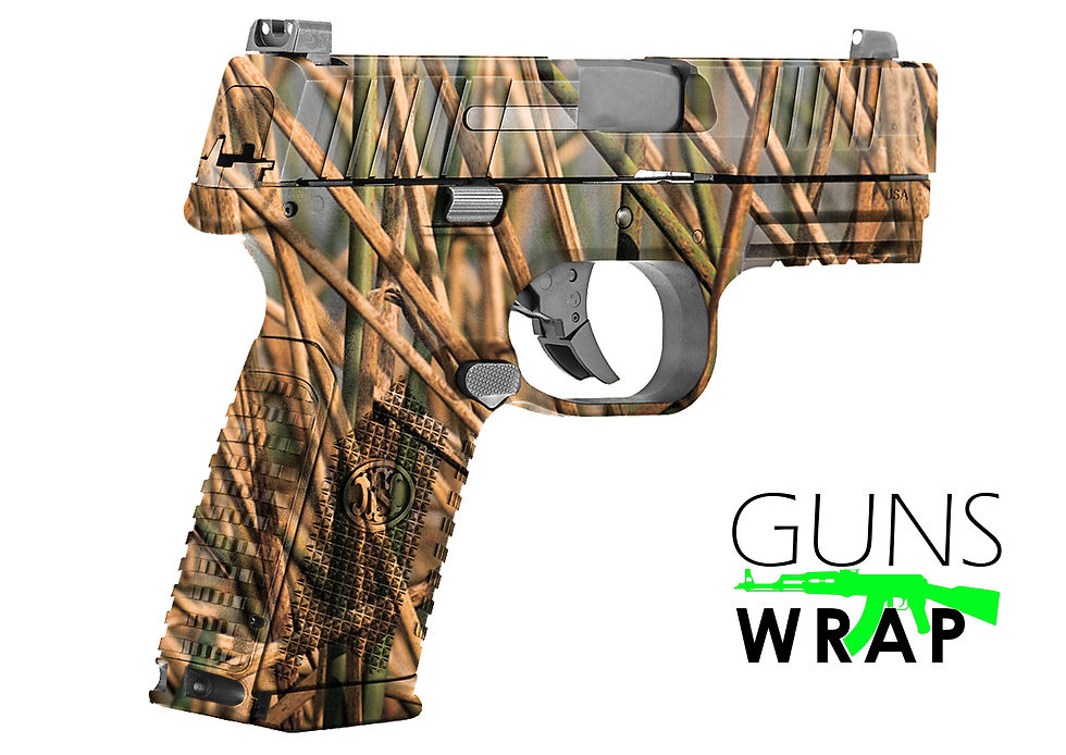 Thumbnail: PISTOL GUN WRAP SKIN GRASS-4