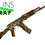 Indexkép: AK-47 (AK- SERIES) RIFLE  WRAP SKIN SNAKE-1