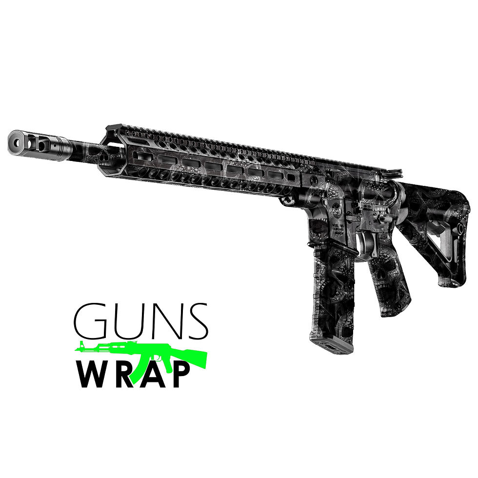 Sličica: AR-15/M4 SKIN SKULLS-2
