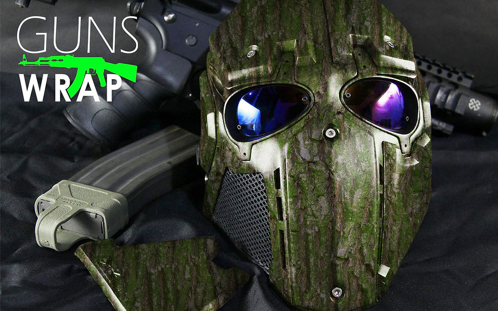 Miniatúra: Camo Roll Skin Gear Gun & Accessories Wrap BARK-10