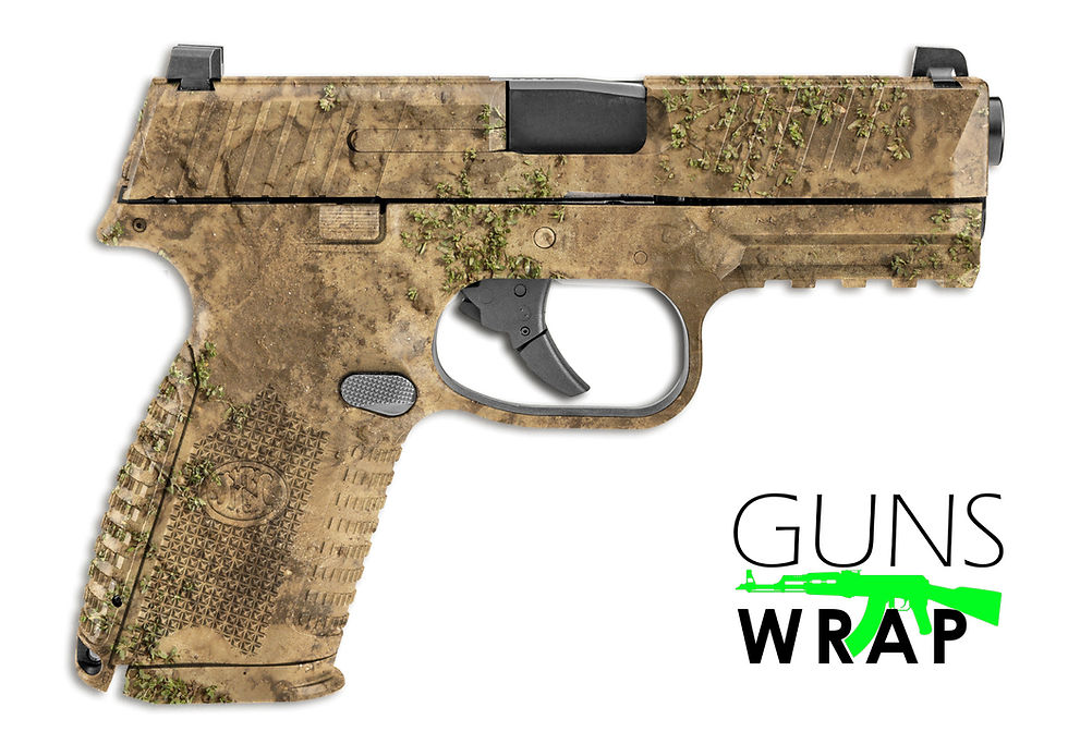 Thumbnail: PISTOL GUN WRAP SKIN GRASS-20