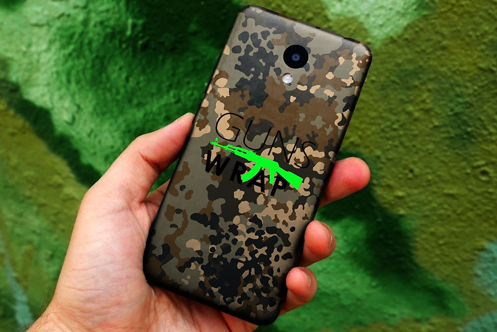 Indexkép: Camo Roll Skin Gear Gun & Accessories Wrap Flecktarn F7