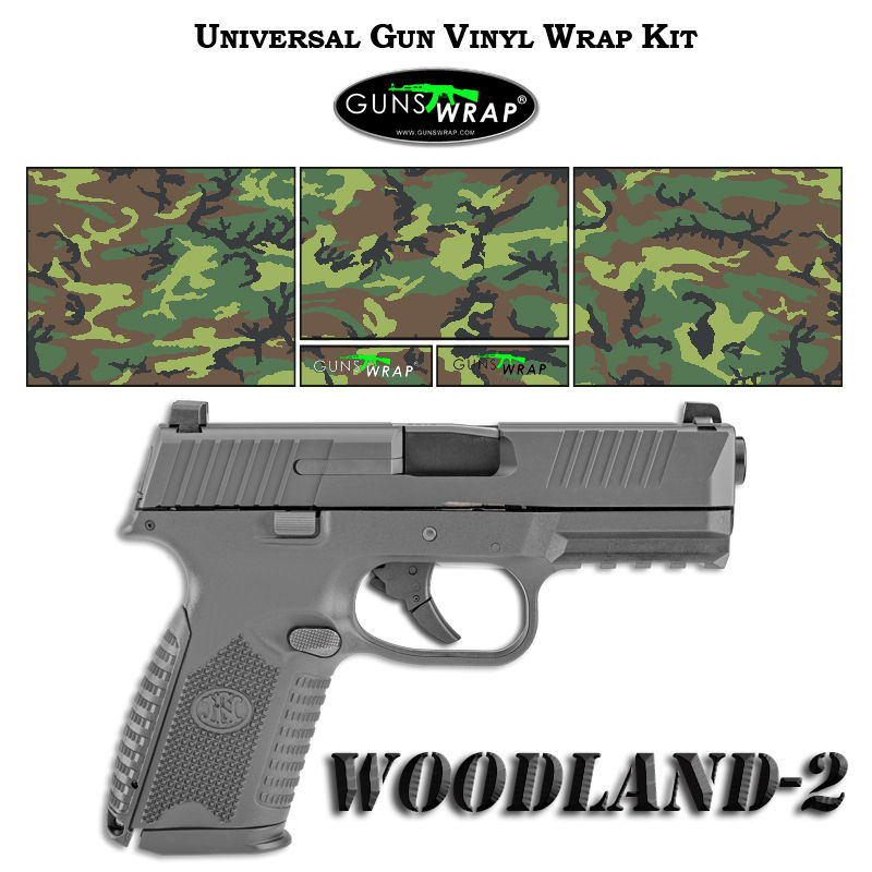 Miniaturbild: Gun Wrap Skin WOODLAND-2