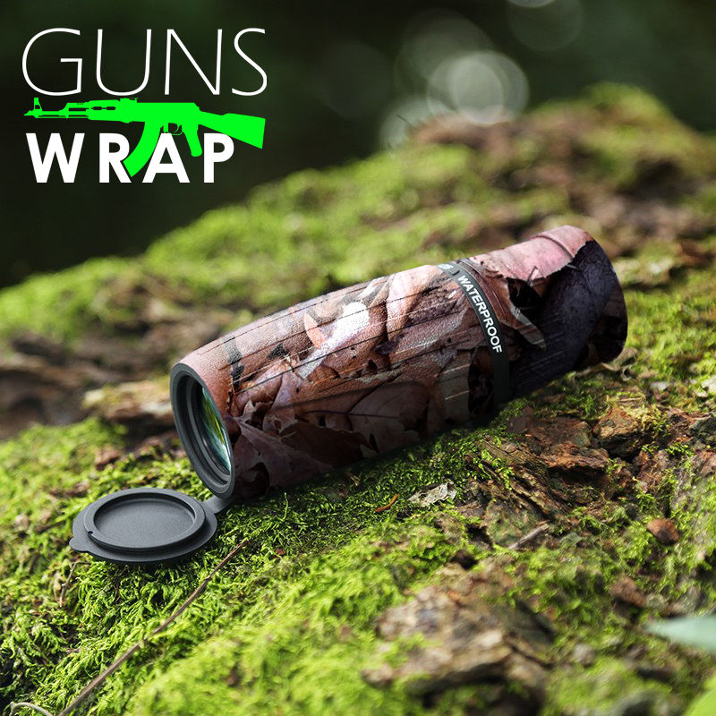 תמונה ממוזערת: Camo Roll Skin Gear Gun & Accessories Wrap Leaves-6