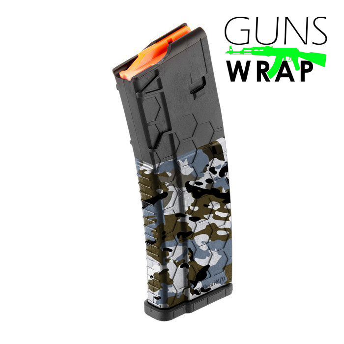 Küçük resim: WRAP AR-15/M4 MAG SKIN MILITARYCAMO SKALA