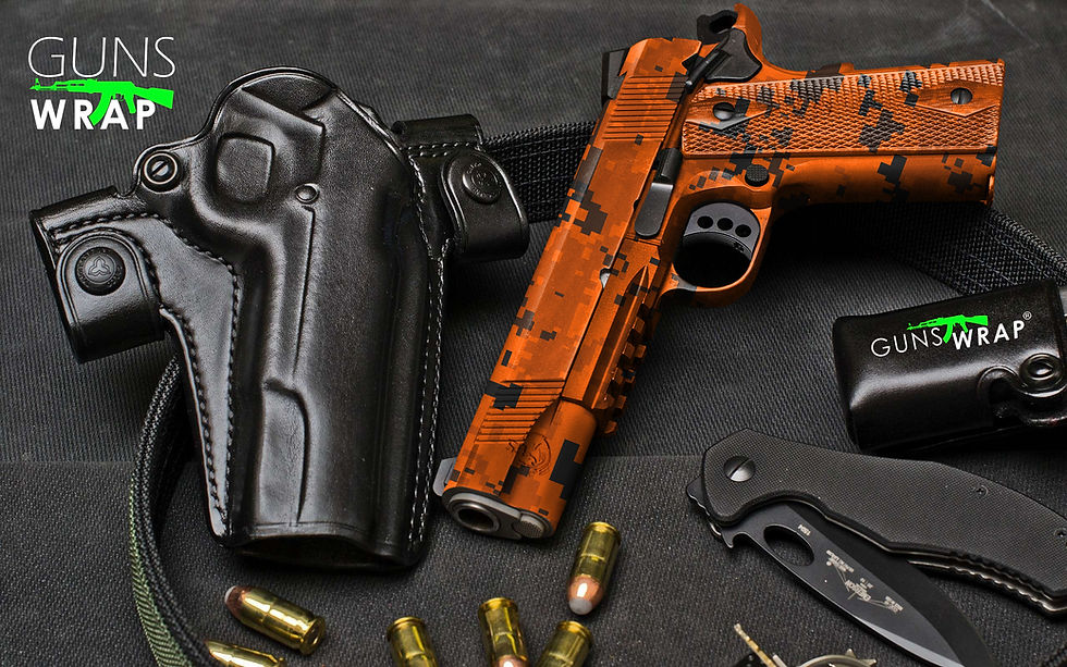 الصورة المصغرة: PISTOL GUN WRAP SKIN PIXEL-7