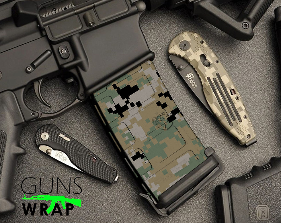 תמונה ממוזערת: WRAP AR-15/M4 MAG SKIN PIXEL-17