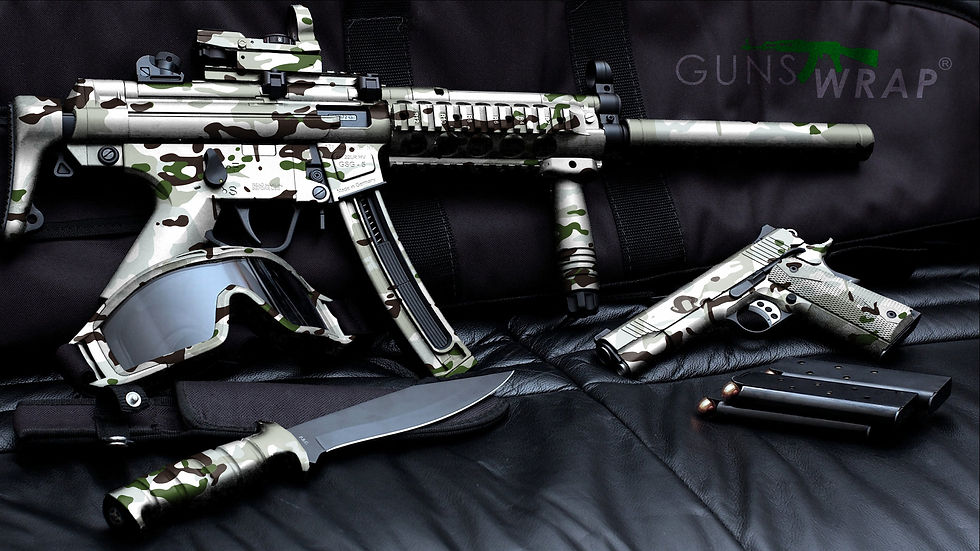 Miniatura: Camo Roll Skin Gear Gun & Accessories Wrap MILITARYCAMO Winter Forest
