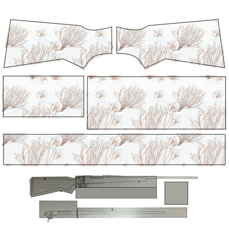 Miniatura: Камуфляжная пленка на карабин №24