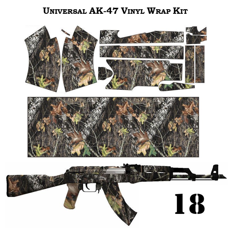 Miniatură: Камуфляжная пленка для оружия АК серии лес