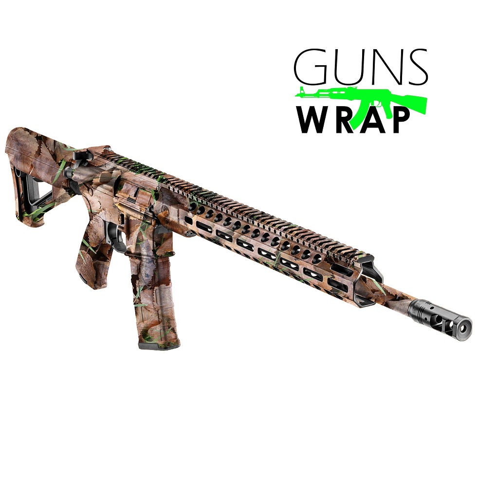 Küçük resim: AR-15/M4 SKIN LEAVES-1