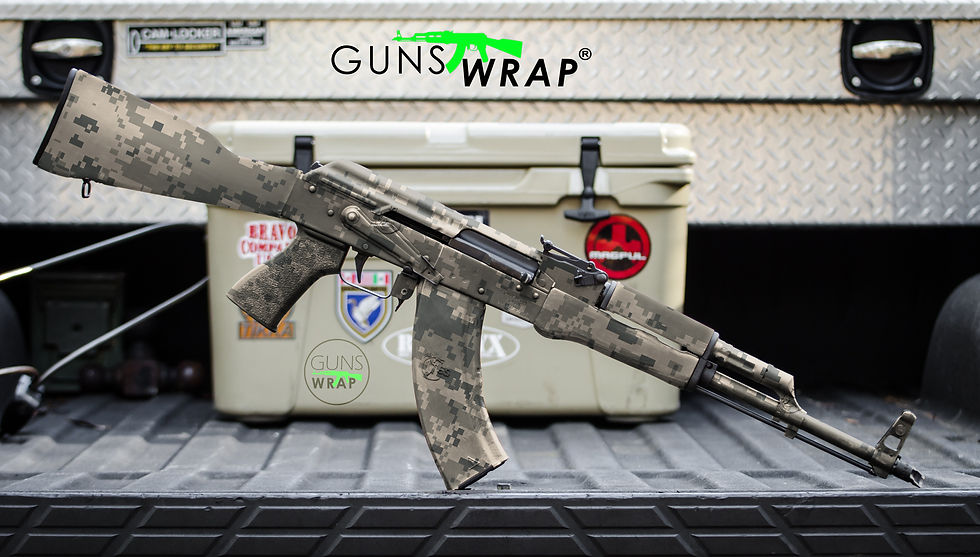 Thumbnail: AK-47 (AK- SERIES) RIFLE  WRAP SKIN PIXEL-10