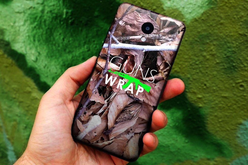 תמונה ממוזערת: Camo Roll Skin Gear Gun & Accessories Wrap Leaves-6
