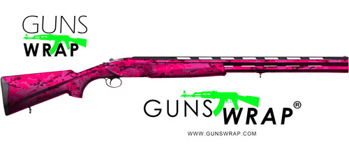 G4537】Shotgun Rose Hex DNA Elite Pink Gun Wrap for Shotgun