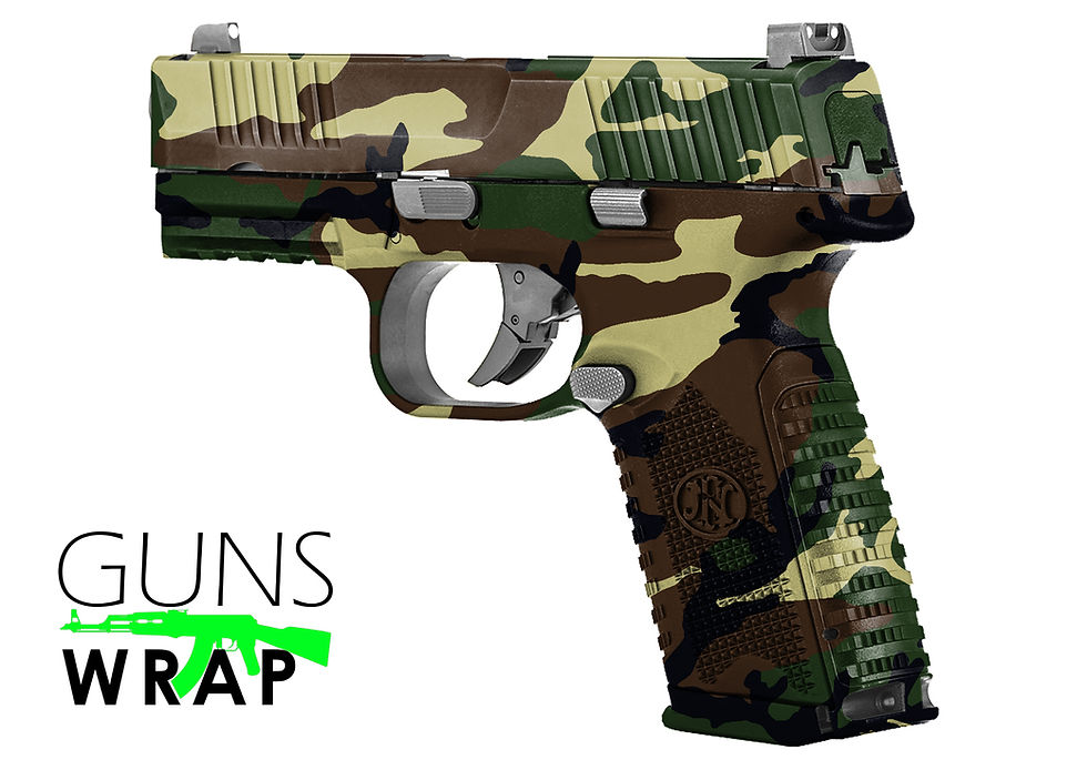 Miniature : Gun Wrap Skin WOODLAND-3