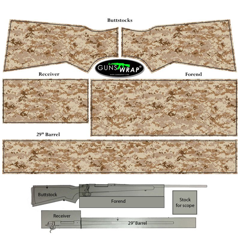 Μικρογραφία: Rifle Gun Wrap Skin AOR