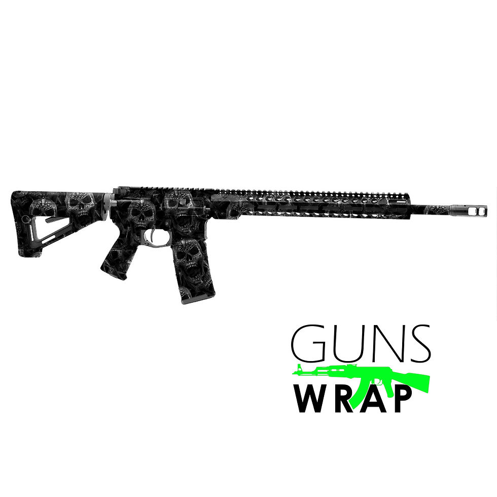 Miniatura: AR-15/M4 SKIN SKULLS-2