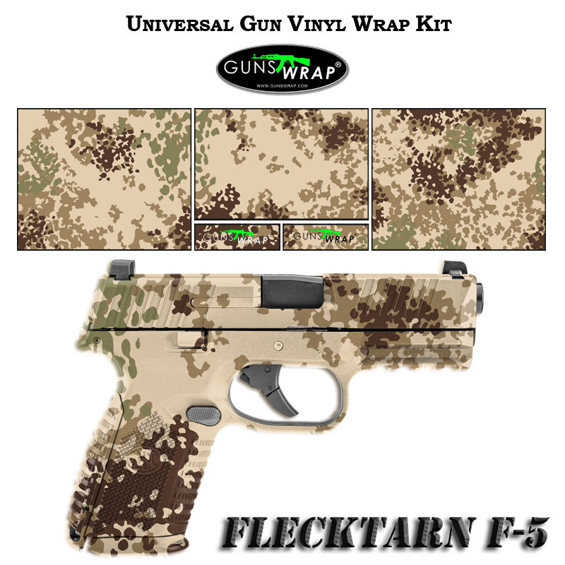 Sličica: PISTOL GUN WRAP SKIN FLECKTARN F-5