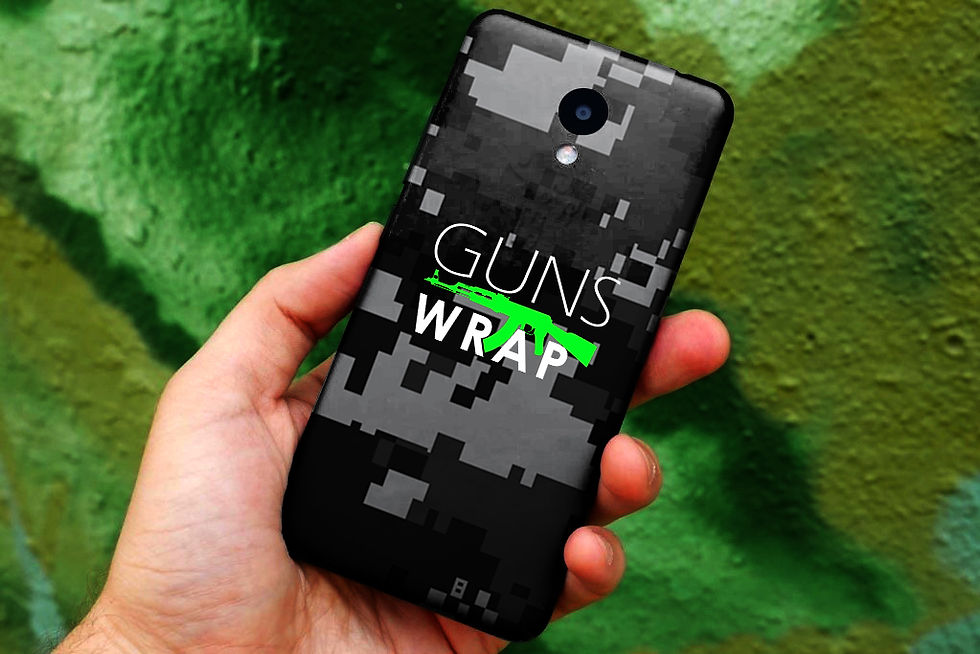 サムネイル： Camo Roll Skin Gear Gun & Accessories Wrap Pixel-3