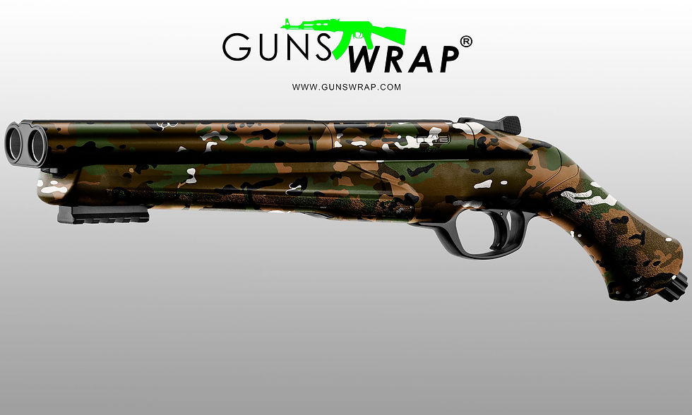 תמונה ממוזערת: SHOTGUN DOUBLE BARRELS MILITARICAMO WOODS