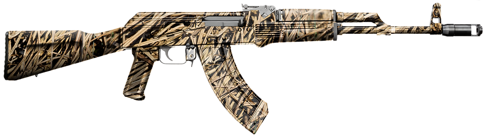 תמונה ממוזערת: AK-47 (AK- SERIES) RIFLE  WRAP SKIN GRAAS-15