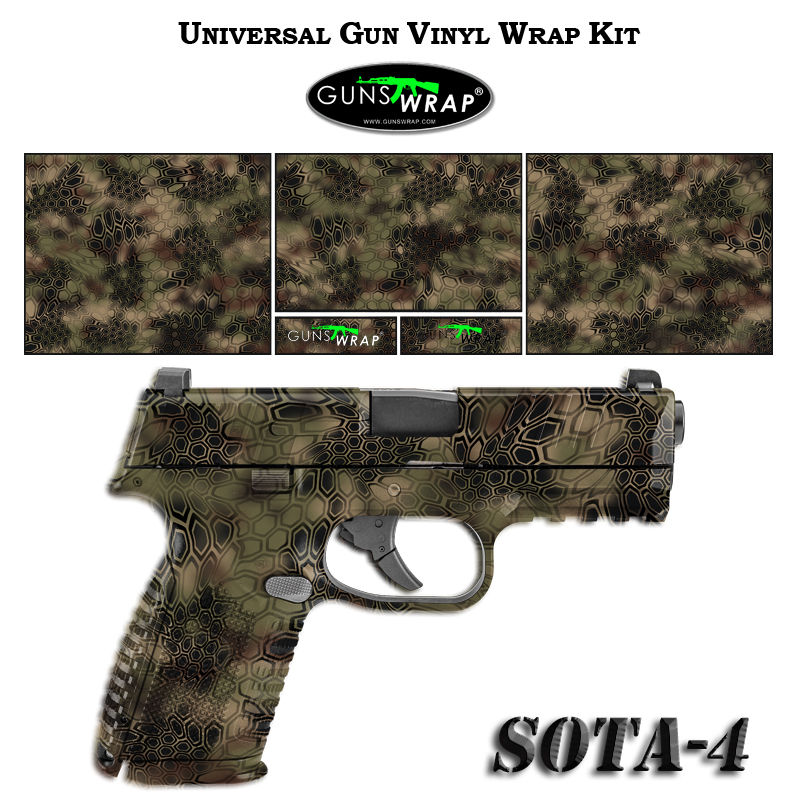 Thumbnail: PISTOL GUN WRAP SKIN SOTA-4