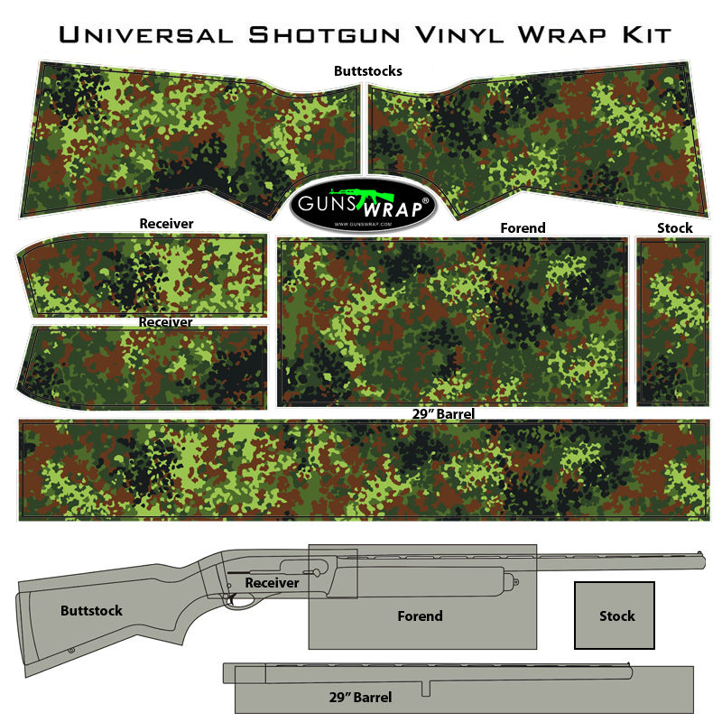 Miniatyrbild: SHOTGUN SKIN FLECKTARN F-1