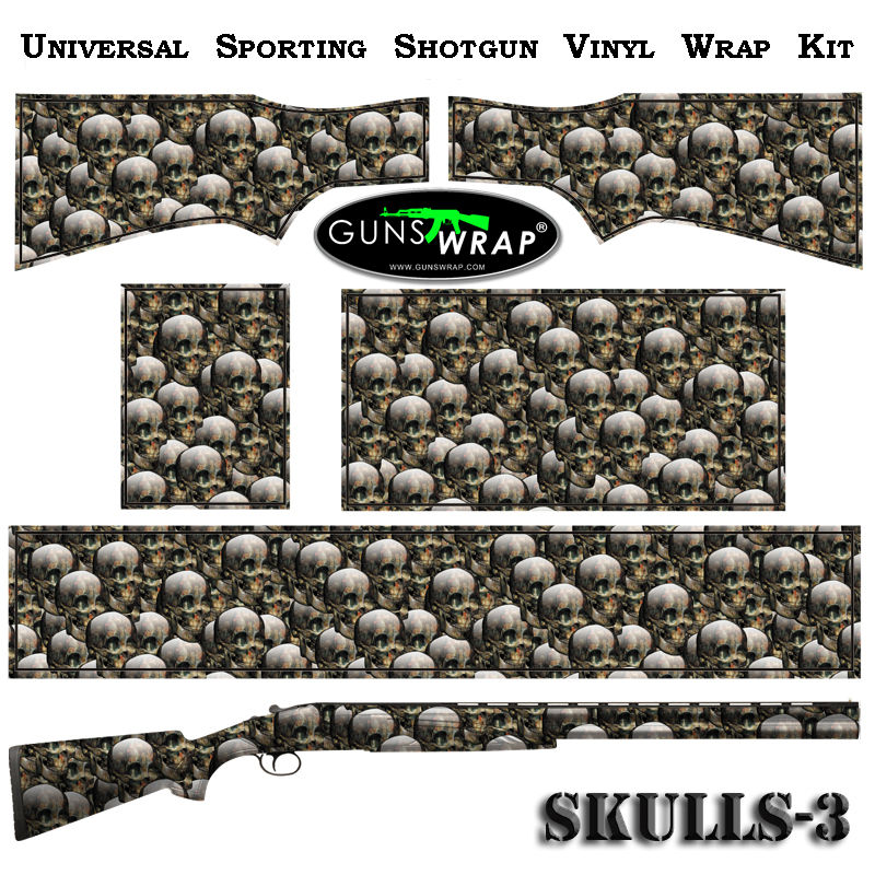 サムネイル： SHOTGUN SPORT WRAP SKIN SKULLS-3