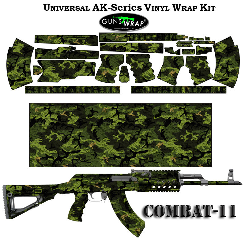 Miniatyrbild: AK-47 (AK- SERIES) RIFLE  WRAP SKIN COMBAT-11