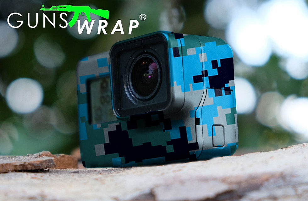 Miniatura: Camo Roll Skin Gear Gun & Accessories Wrap Pixel-8