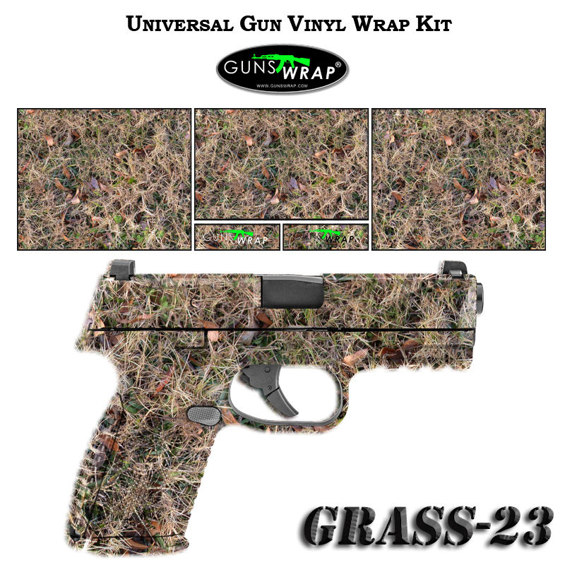 Thumbnail: PISTOL GUN WRAP SKIN GRASS-23