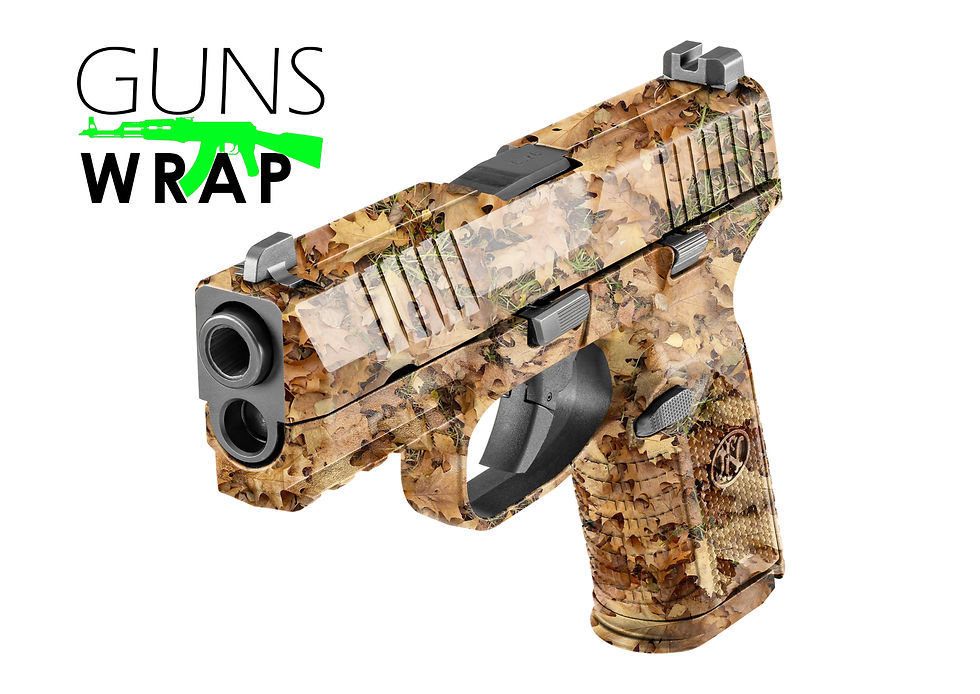 Thumbnail: PISTOL GUN WRAP SKIN LEAVES-4