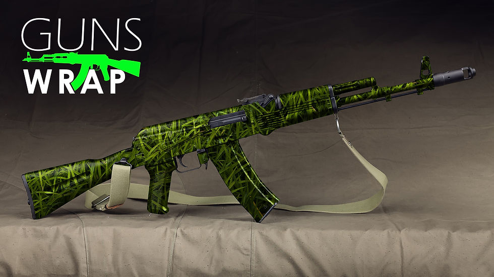 תמונה ממוזערת: AK-47 (AK- SERIES) RIFLE  WRAP SKIN GRAAS-5