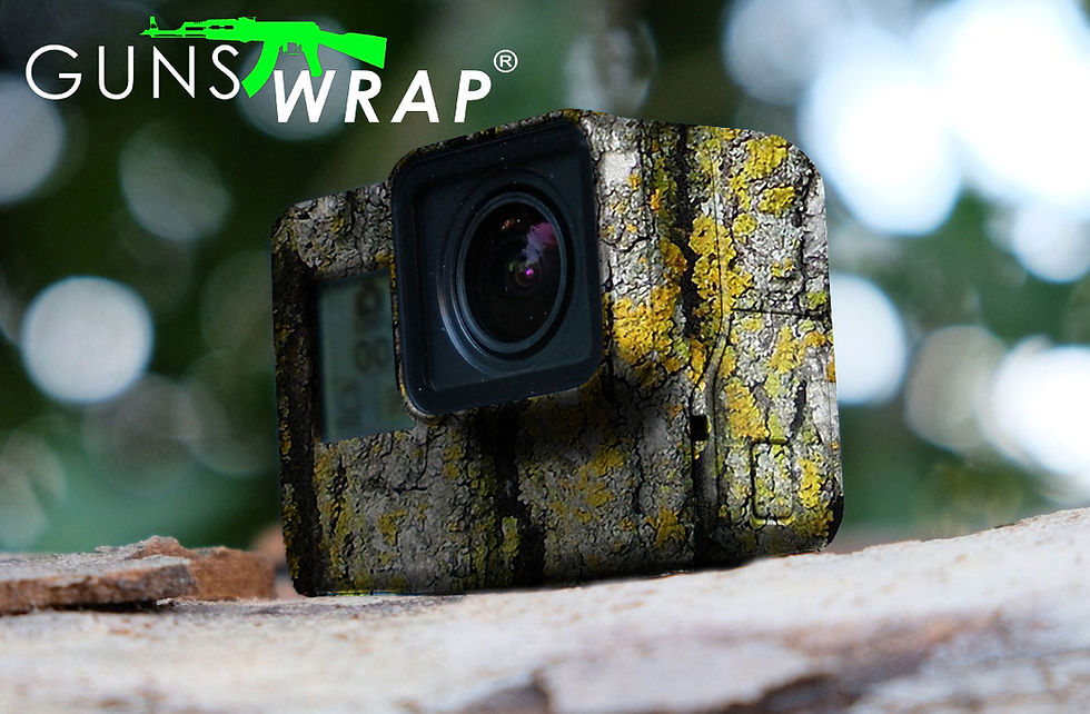サムネイル： Camo Roll Skin Gear Gun & Accessories Wrap BARK-6