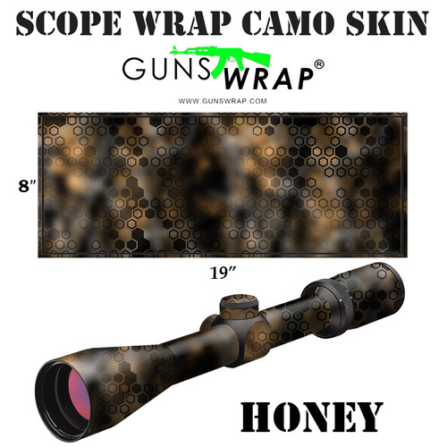 HONEY1 Scope Wrap GunsWrap Camo Skin GunsWrap