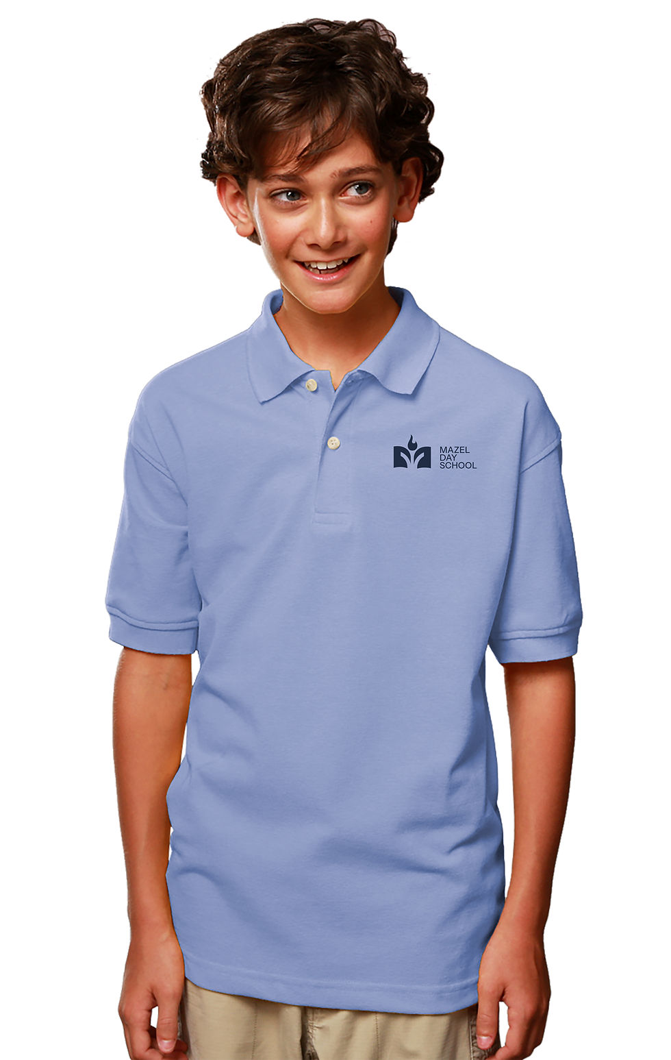 Thumbnail: Lower School - Short Sleeve Pique Knit Polo Shirt