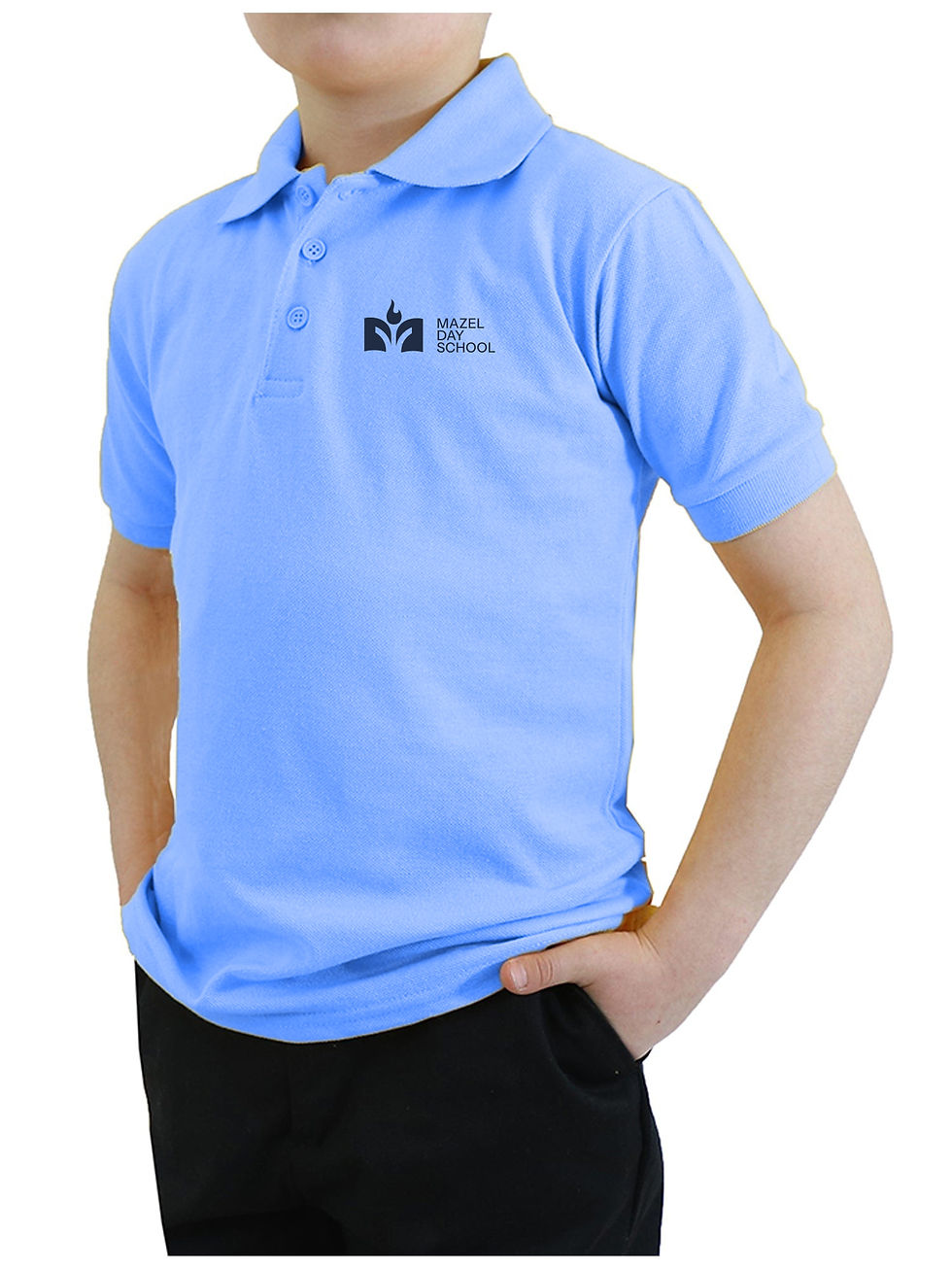 Thumbnail: Lower School - Short Sleeve Pique Knit Polo Shirt