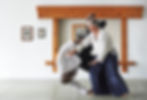 Hal Lehrman Shihan Leading Aikido Training at Aikido of Park Slope Dojo