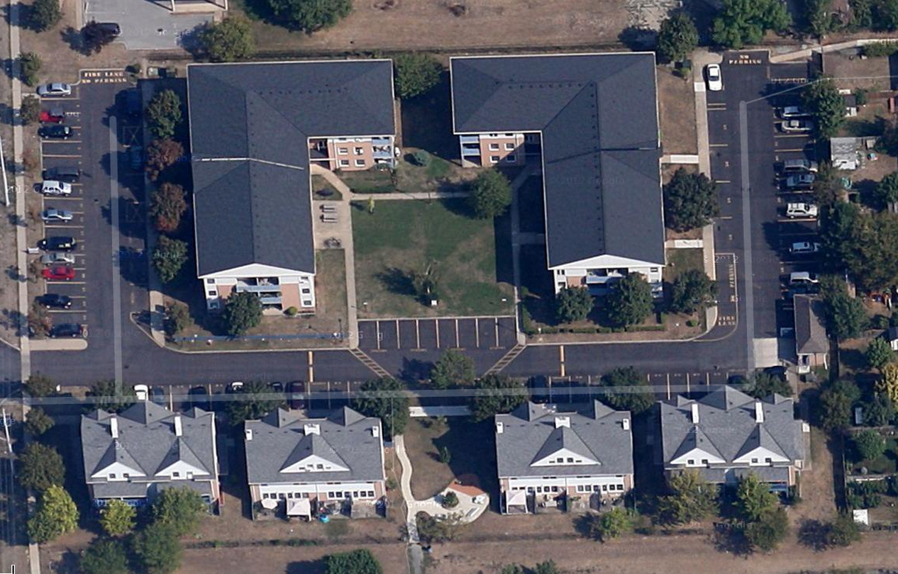 Country Lane Co-op from the air