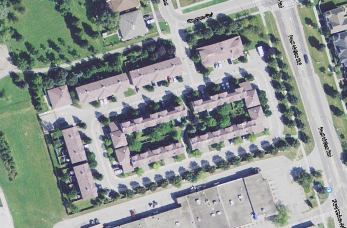 West Rouge Cooperative from the air